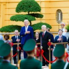 Tư tưởng lớn gặp nhau: Cả Thế giới nhìn về Hà Nội -Ngài Tổng Thống Hoa Kỳ Joe Biden lúc nào cũng cười tươi! Xây dựng, hợp tác, cởi mở, đôi bên cùng có lợi!