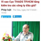 Lò Bác Trọng Đã Về Đến - Cục Trưởng THADS TP.HCM: Vụ Cướp 3.083,7m2 Và 500 Tr.