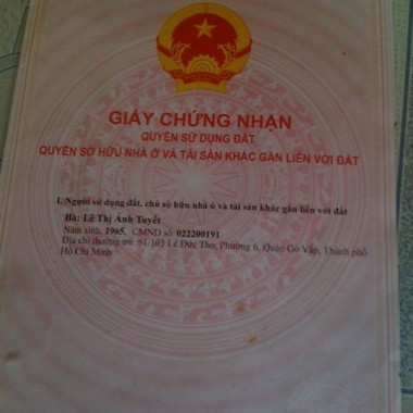 Đất vườn cần chuyển nhượng